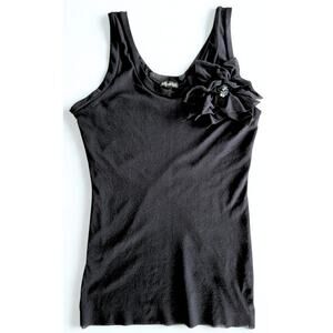 Express Sheer Mesh Tank Size Med Embellished Witchy Whimsigoth Fairy Grunge